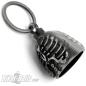 Preview: Skeleton Biker Bell Ribcage Bone Motorcycle Bell Lucky Charm Gift for Riders