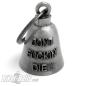 Preview: "Don't Fuckin' Die!" Biker-Bell Schutz-Glocke Motorradfahrer Glücksbringer Geschenk