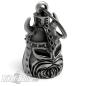 Preview: 3D Viking with Beard and Helmet Detailed Biker Bell Motorcyclist Lucky Charm