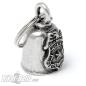 Preview: Biker Police Gremlin Bell Protect and Serve Motorcycle Gift Lucky Charm Present