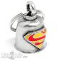 Preview: Superman Motorcycle Bell Lucky Charm for Superheroes on Bikes Gremlin Bell Gift