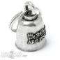 Preview: "We The People Are Pissed" Gremlin Bell Motorradfahrer Glücksbringer Glocke Geschenk