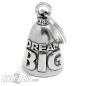 Preview: Dream BIG Guardian Bell motivierender Spruch Motorradfahrer Glücksbringer Geschenk