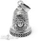 Preview: Indian Chief Biker Bell made of stainless steel lucky charm bell for motorcyclists