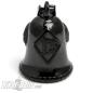 Preview: Black 1%er Biker Bell made of stainless steel Onepercenter Outlaw Ride Bell Motorcycle Club