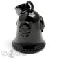 Preview: Black 1%er Biker Bell made of stainless steel Onepercenter Outlaw Ride Bell Motorcycle Club