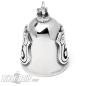 Preview: Route 66 Biker Bell made of polished stainless steel motorcycle lucky charm gift