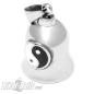 Preview: Yin & Yang Biker-Bell aus Edelstahl Road Bell Motorrad Glücksbringer Geschenk