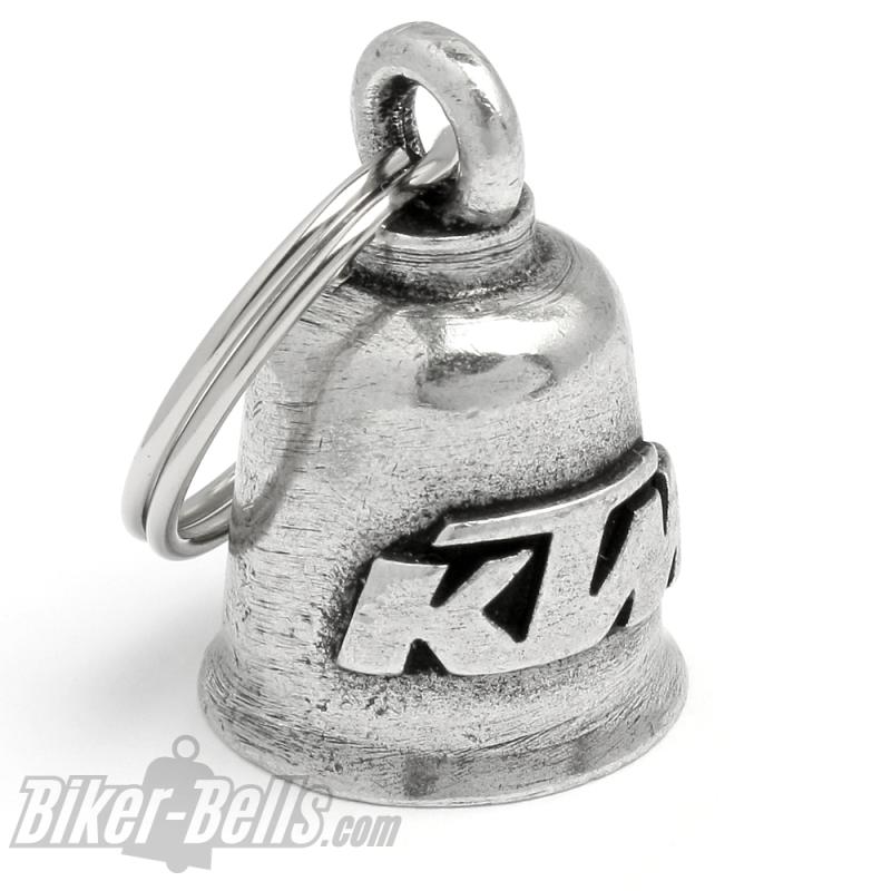 KTM Motorrad Glücksbringer Biker-​Bell Schutzengel Glöckchen für Motorradtouren