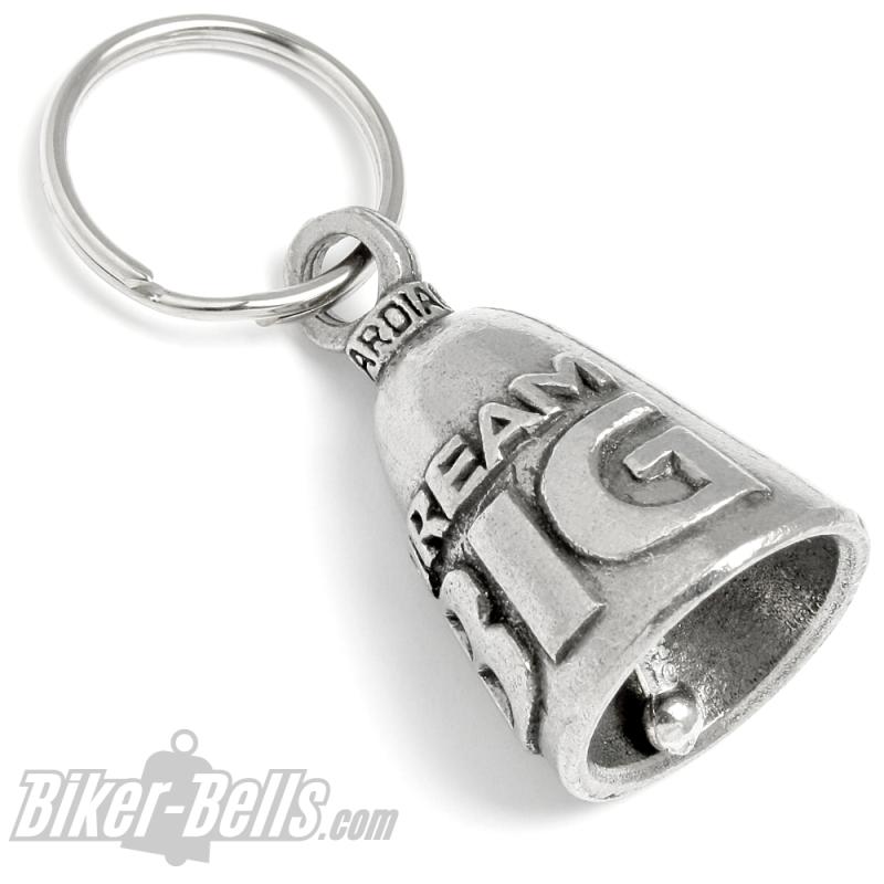 Dream BIG Guardian Bell motivierender Spruch Motorradfahrer Glücksbringer Geschenk