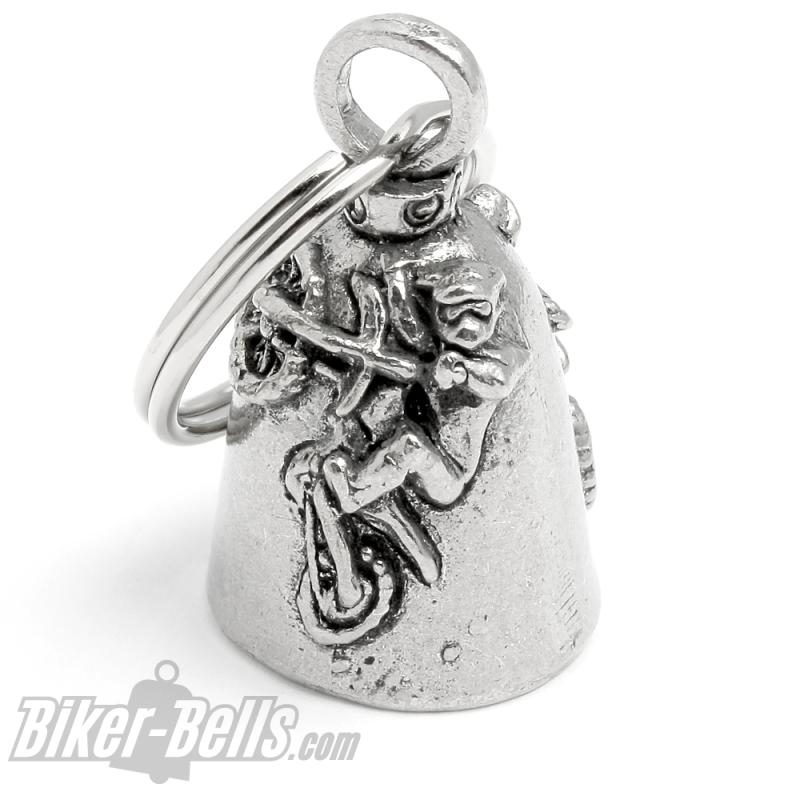 Motocross Guardian Bell Glücksbringer Geschenk MX Motorsport Offroad Stunt Show