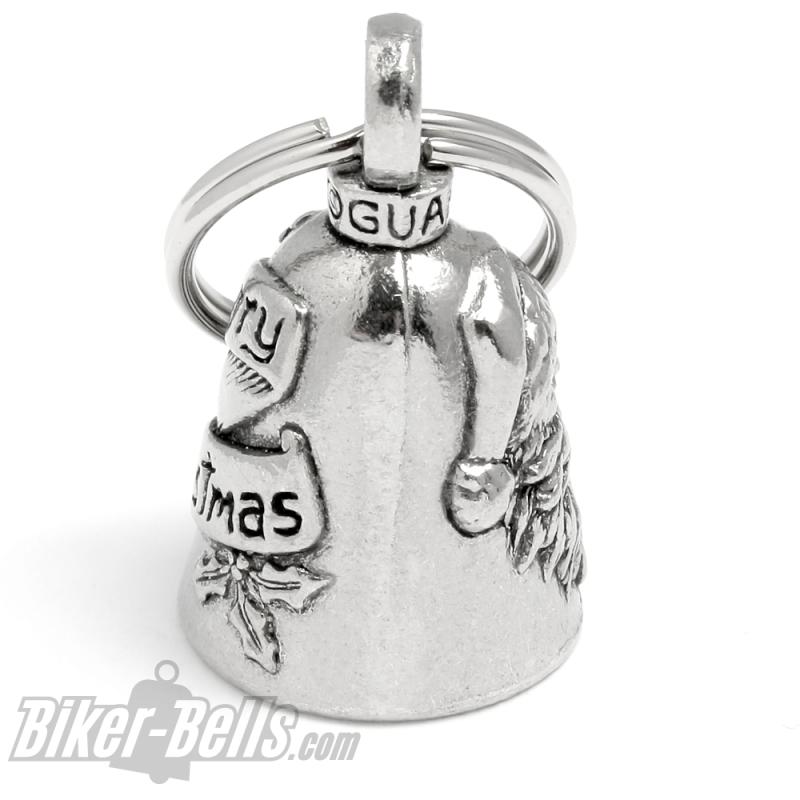 Santa Claus Guardian Bell merry Christmas Biker Bell Lucky Charm Christmas Gift