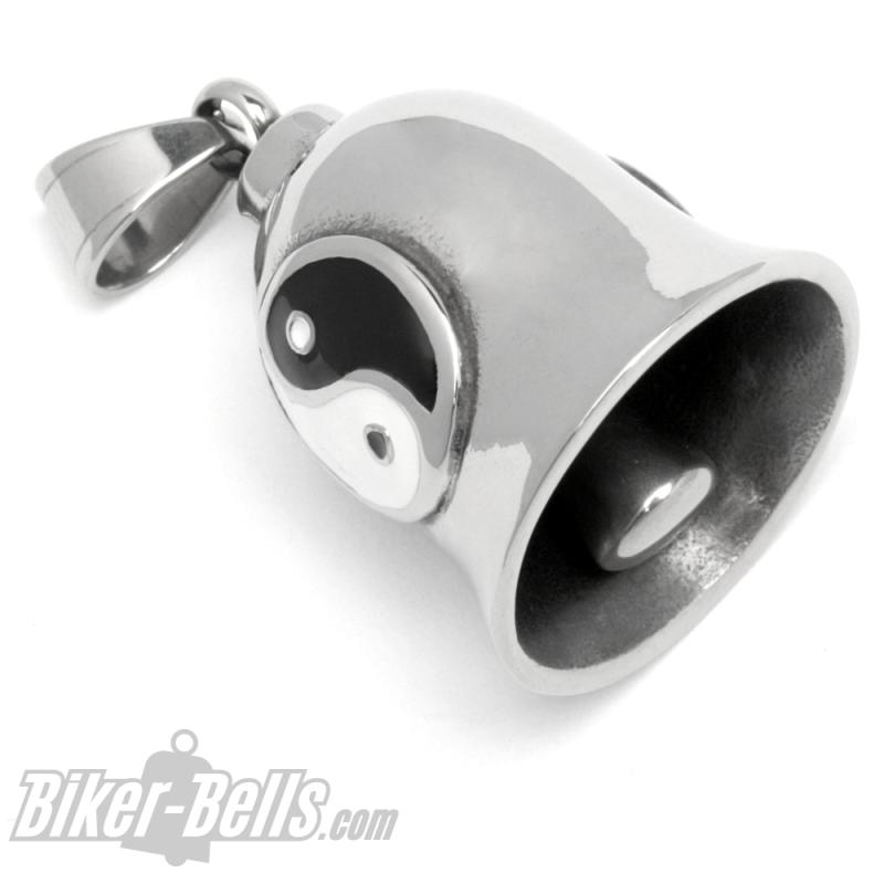 Yin & Yang Biker-Bell aus Edelstahl Road Bell Motorrad Glücksbringer Geschenk