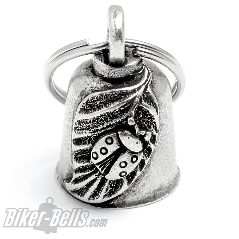 Original Gremlin Bell with Ladybug Lucky Charm for Motorcycles Gift for Bikers