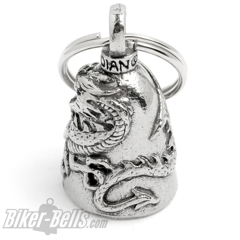 Glücksdrache Guardian Bell Feuerdrache Drache Motorrad-Glocke Biker Geschenk