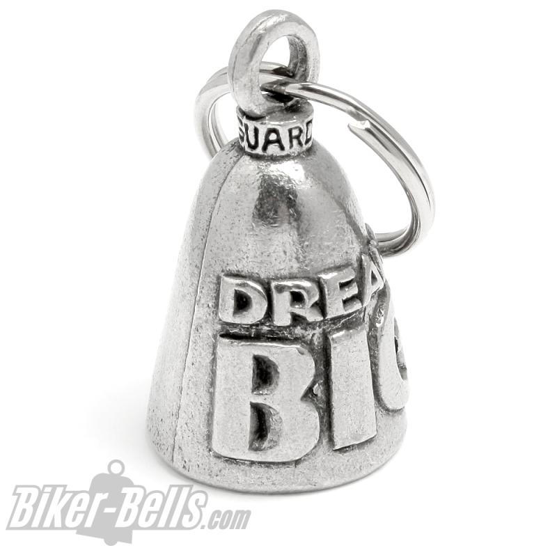 Dream BIG Guardian Bell motivierender Spruch Motorradfahrer Glücksbringer Geschenk