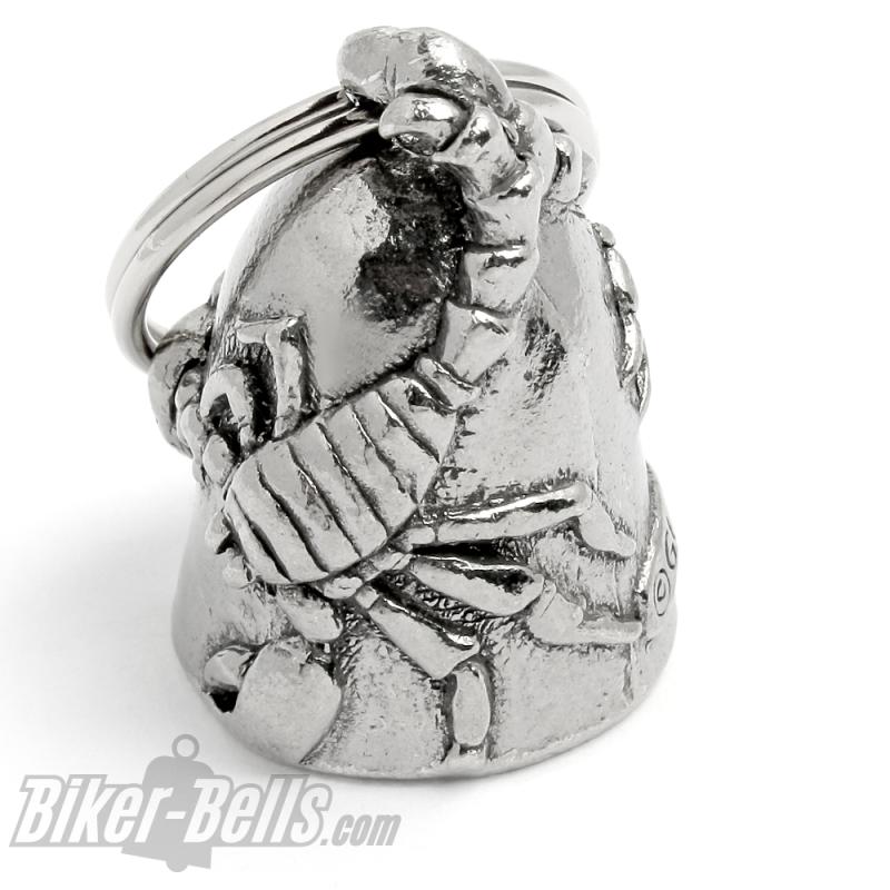 Guardian Bell with 2 Scorpions Zodiac Sign Lucky Charm Motorcycle Bell Gift