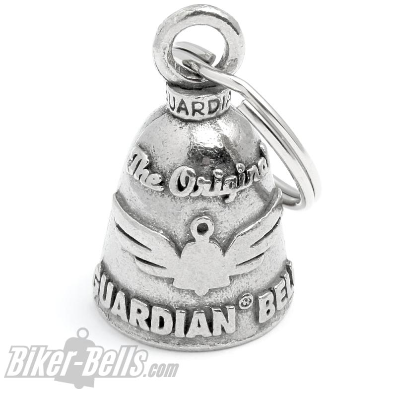 The Original Guardian Bell Biker-Bell mit Logo Motorrad Glücksbringer Geschenk