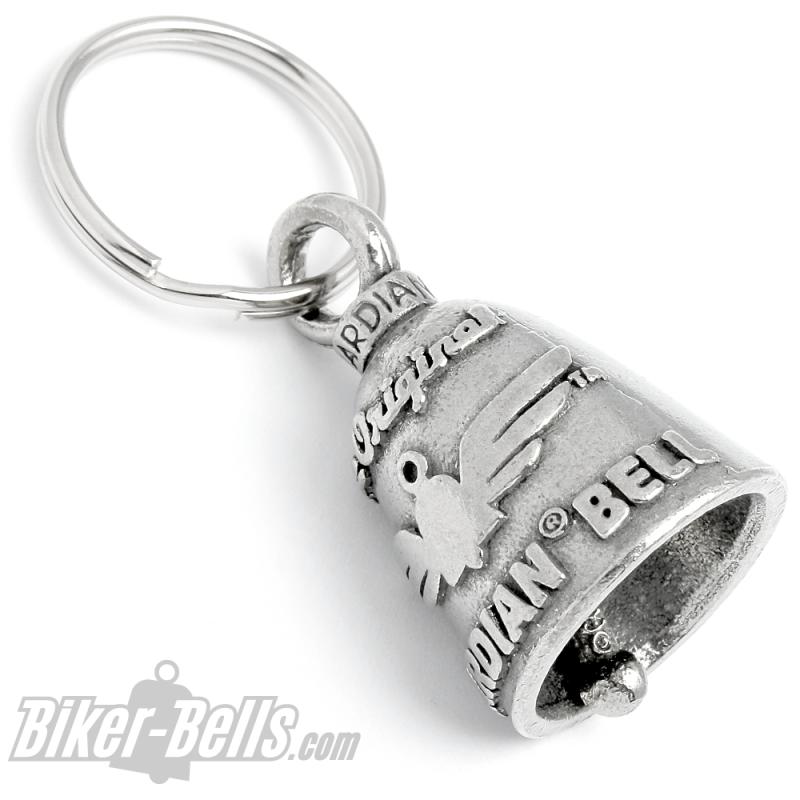 The Original Guardian Bell Biker-Bell mit Logo Motorrad Glücksbringer Geschenk