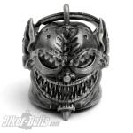 3D Gremlin Biker Bell Shrunken Head Gremlin Deterrent Motorcycle Lucky Charm Gift