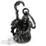 3D Grim Reaper Motorcycle Bell detailed Sam Cro Biker Gift Lucky Charm