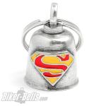 Superman Biker-Bell Glücksbringer Glocke für Superhelden Gremlin Bell Geschenk