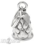 Guardian Bell with Dog Paw Wolf Paw Motorcycle Lucky Charm Bell