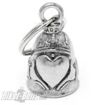 Claddagh Guardian Bell Heart Crown Hands Motorcycle Lucky Charm Bell Gift